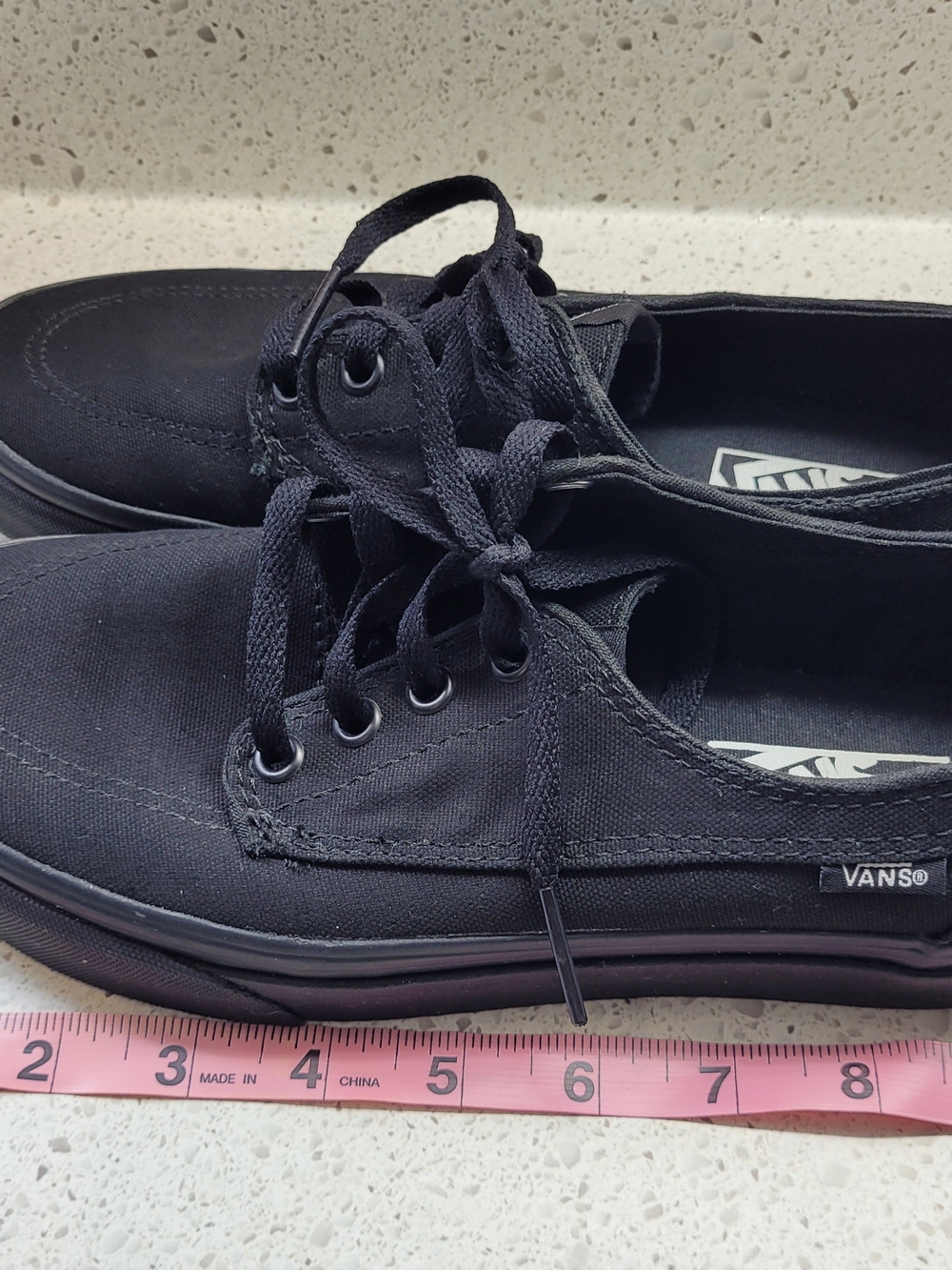 147 - Vans Brigata Triple Black Skate/Casual Shoes - US 6.5 Men / 8 Women - EUC - Picture 10 of 11